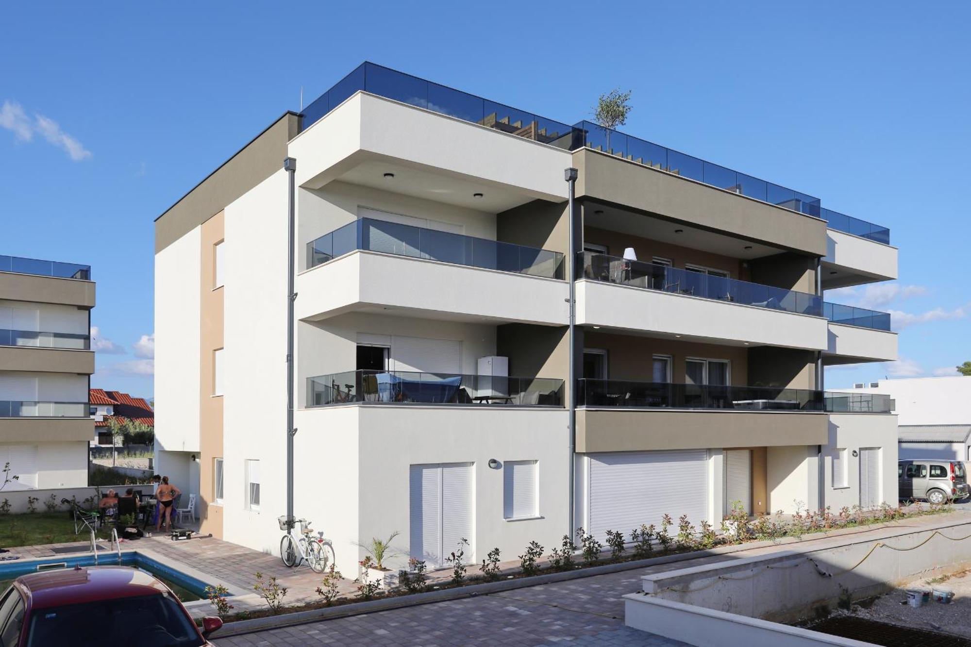 Apartment Relex With Pool & Jacuzzi Privlaka  Eksteriør billede