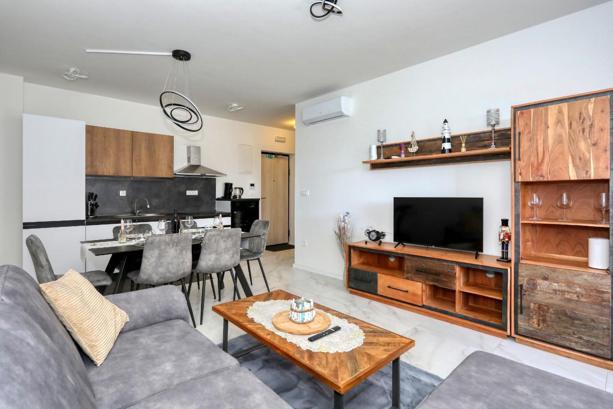 Apartment Relex With Pool & Jacuzzi Privlaka  Eksteriør billede