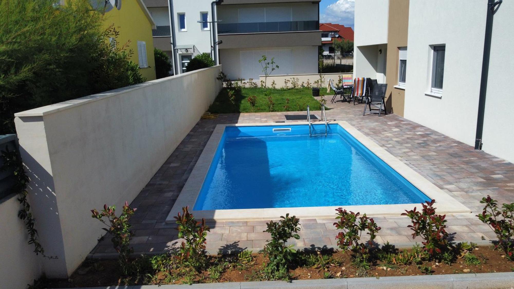 Apartment Relex With Pool & Jacuzzi Privlaka  Eksteriør billede